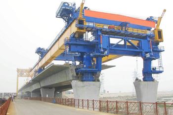 Gantry di lancio del nuovo ponte della macchina ferroviaria 100-300ton