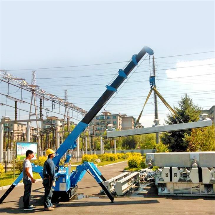 Crawler Mounted Spider Lift